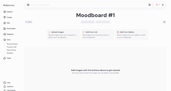 Moodboard: Moodboard #1 screen