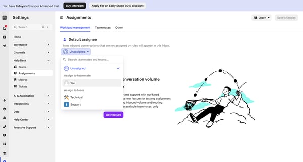 Workload management | Nicelydone Intercom from Intercom