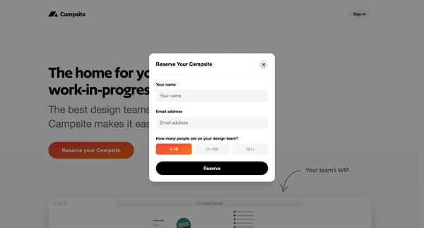 Campsite — The home for your team’s work in progress from Campsite