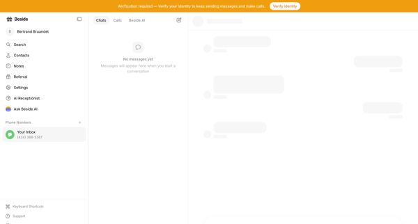 Chats - Your Inbox - Beside screen