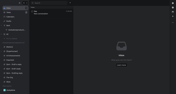 (10) Inbox screen