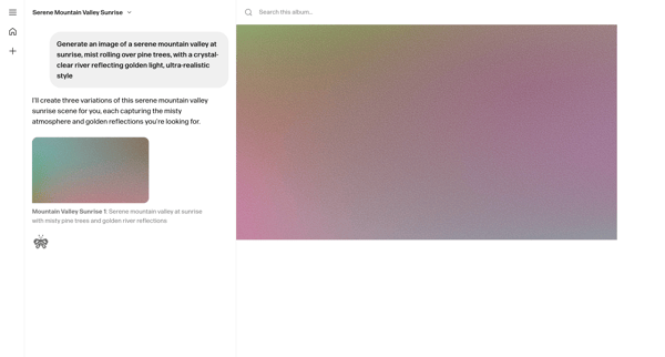 Album 1 - Album screen