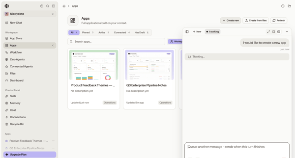 Zaro - The Context Layer for Enterprise AI screen