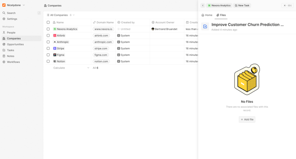 All Companies - Companies screen
