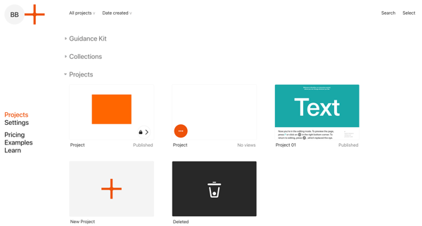 Readymag screen
