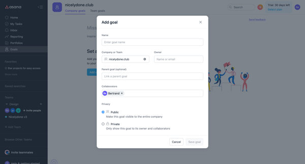 nicelydone.club - Asana screen