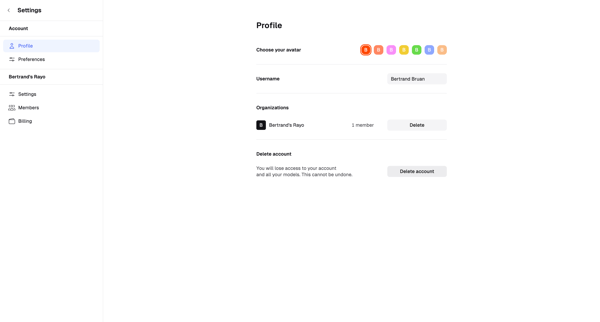 Profile | Rayon screen