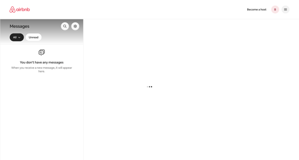 Messages • Airbnb screen