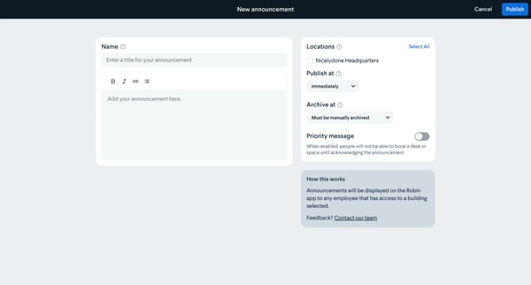 Dashboard - Nicelydone screen