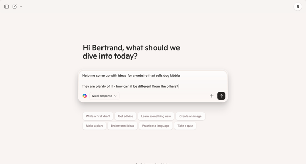 Microsoft Copilot: Your AI companion screen
