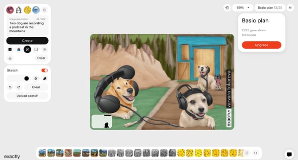 Exactly.ai screen