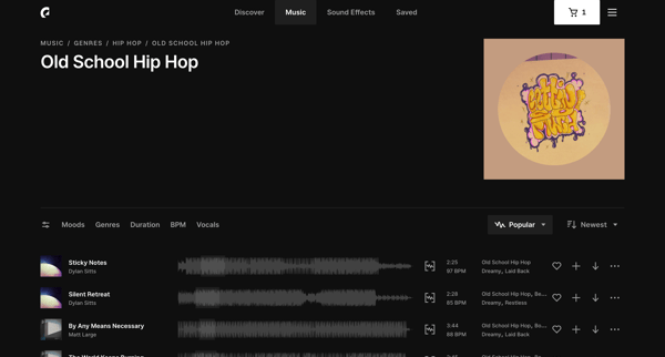 Royalty Free Old School Hip Hop Music Download | Epidemic Sound from Epidemic Sound