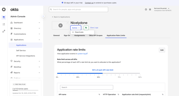nicelydone-trial-5676070 - OpenID Connect Client: Nicelydone screen