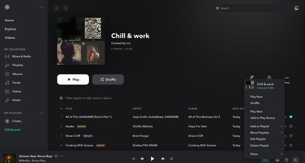 Chill | work – TIDAL from Tidal