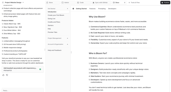 Bloom by Medusa screen