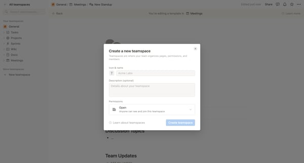 Notion - Log in screen