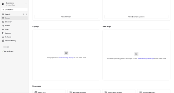 Mixpanel - Product Analytics screen
