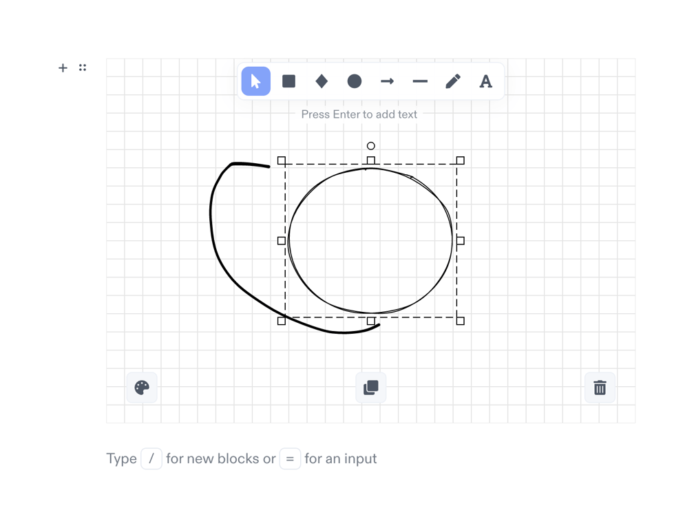 Decipad — Toolbox component