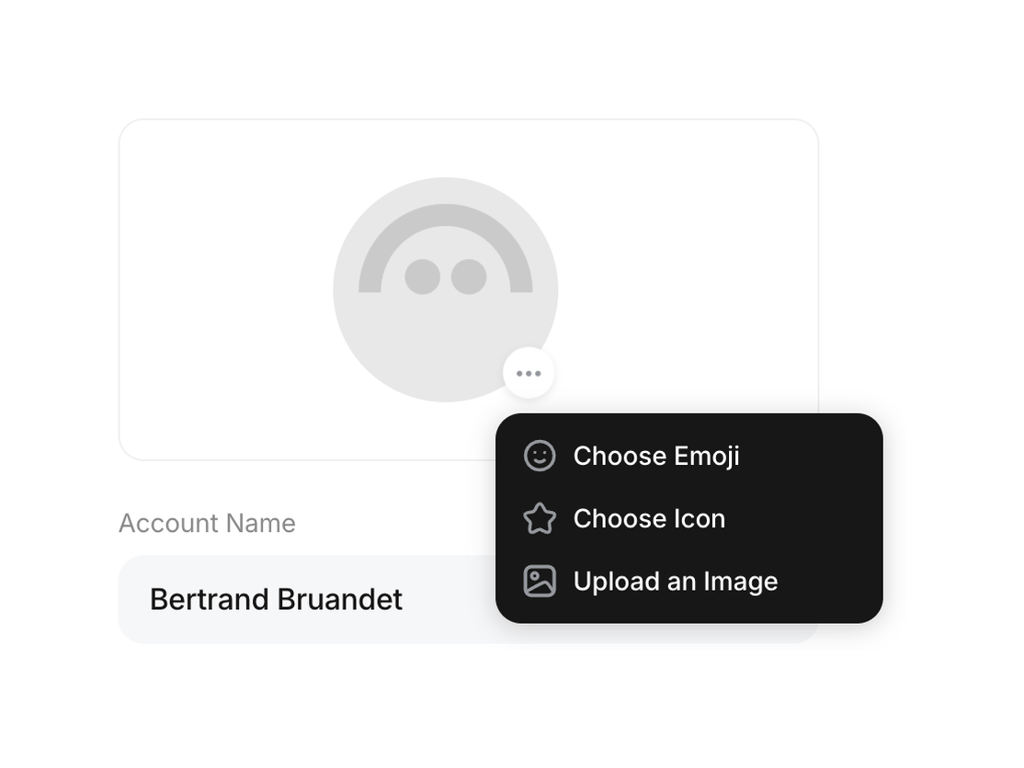 Family — Dropdown menu component