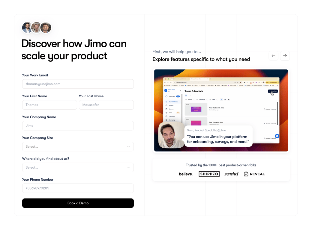 Jimo — Form element component