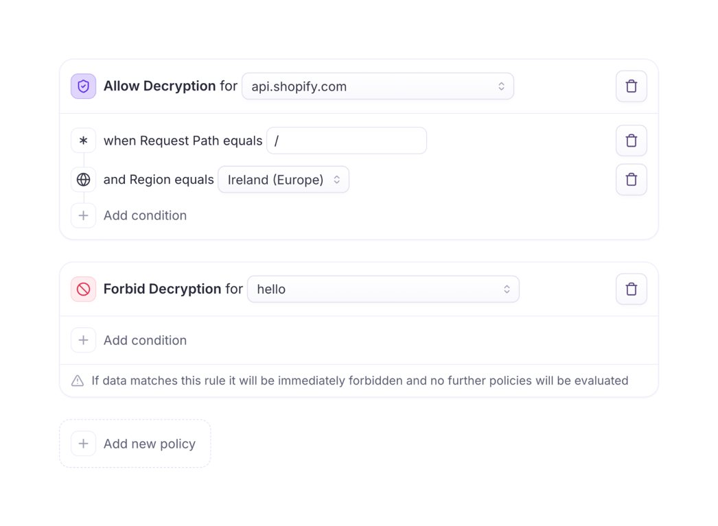 Evervault — Query builder component