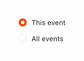 Cron — Checkbox & radio component