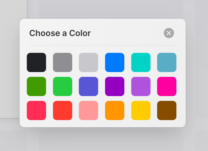 Craft — Color picker component