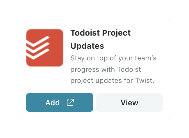 Twist — Card component
