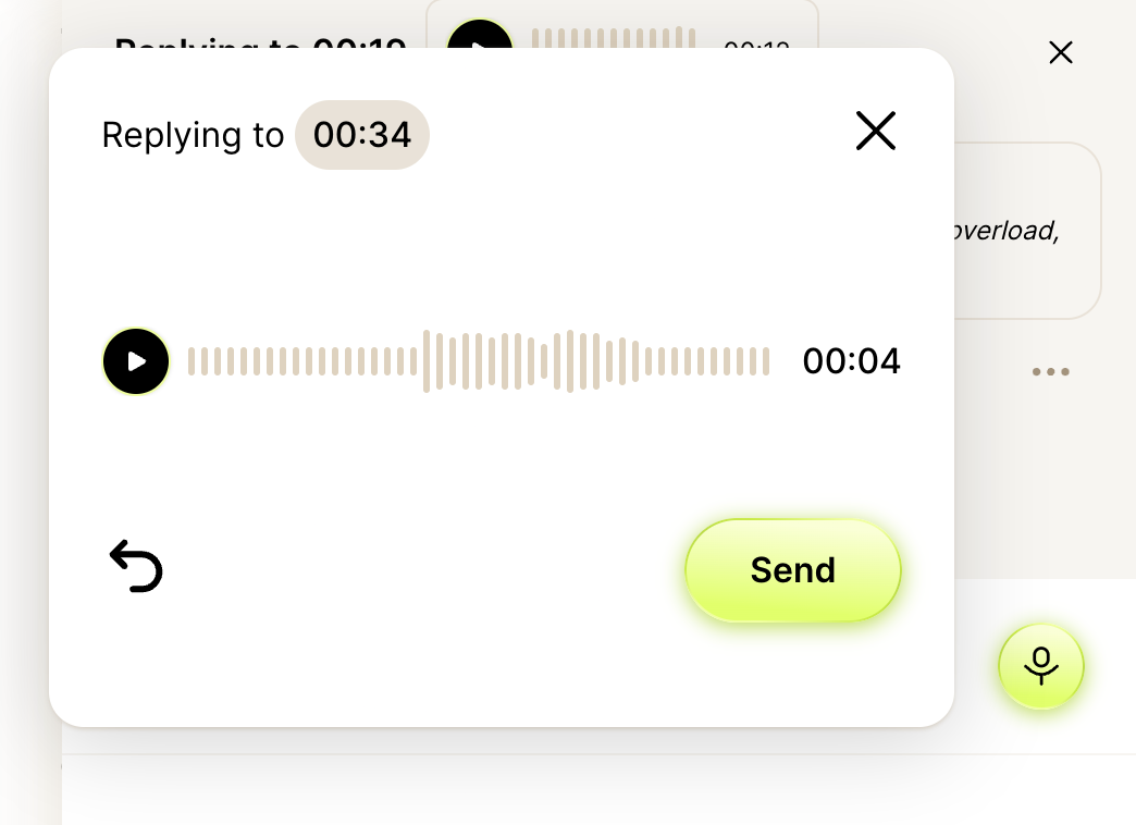 Async — Audio player component