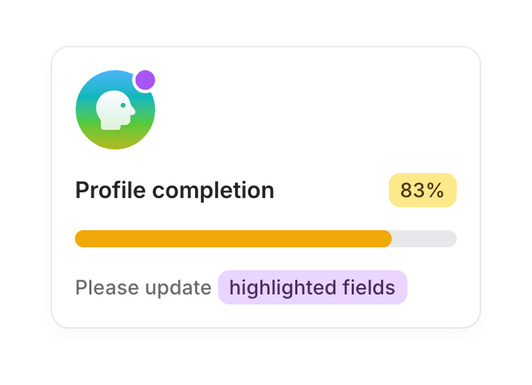 Aboard — Progress indicator component