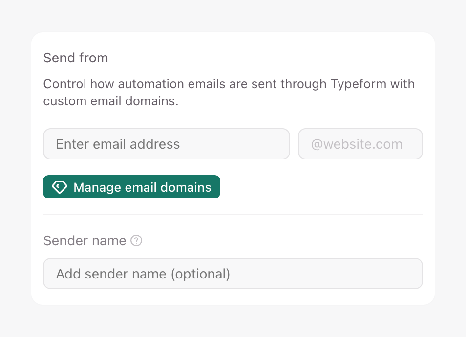 Typeform — Upgrade your plan component