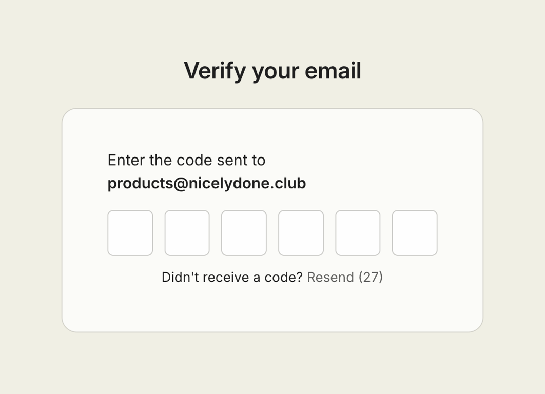 Paper — Input code component