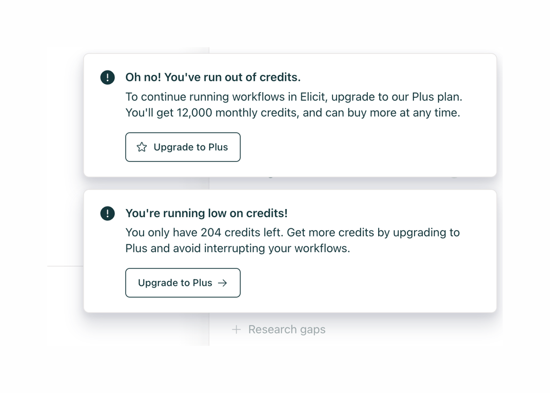 Elicit — Notification Toast component