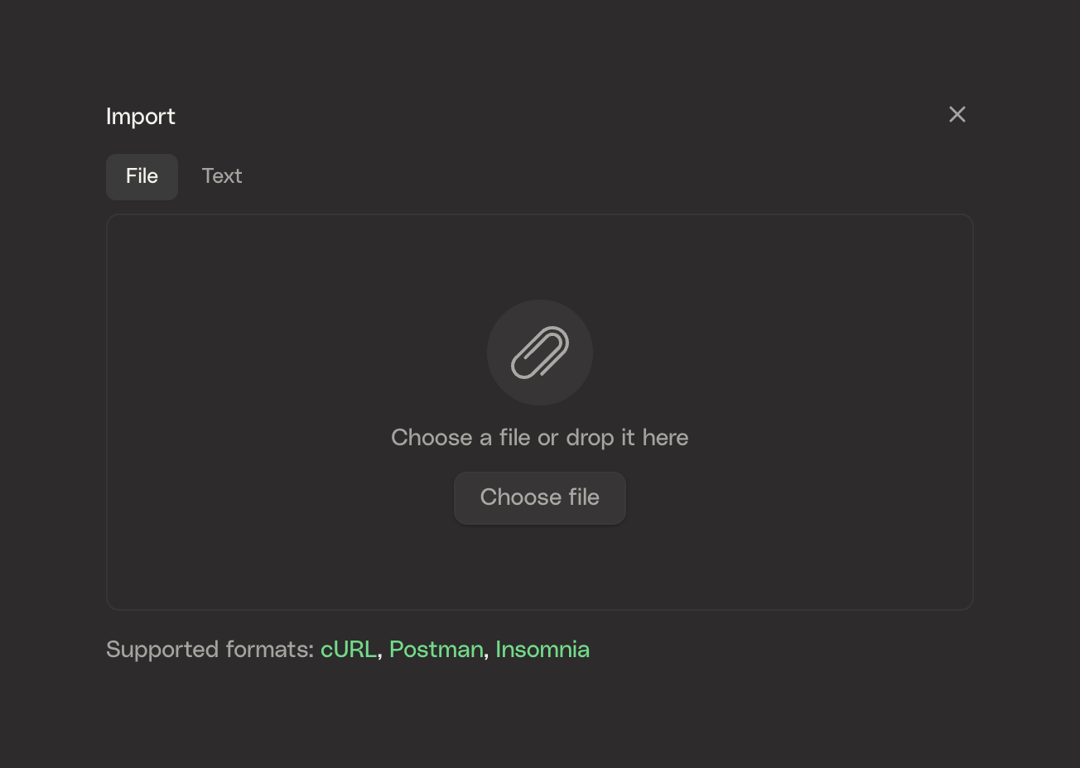 Httpie — File upload input component