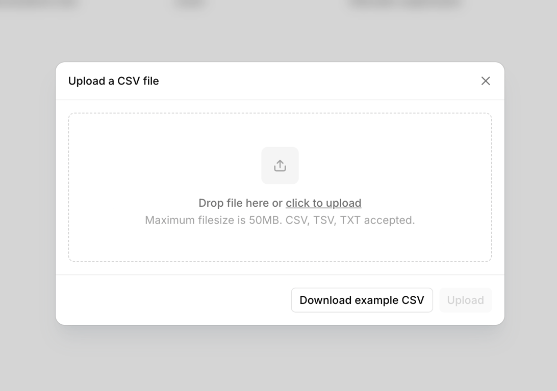 Bird — File upload input component