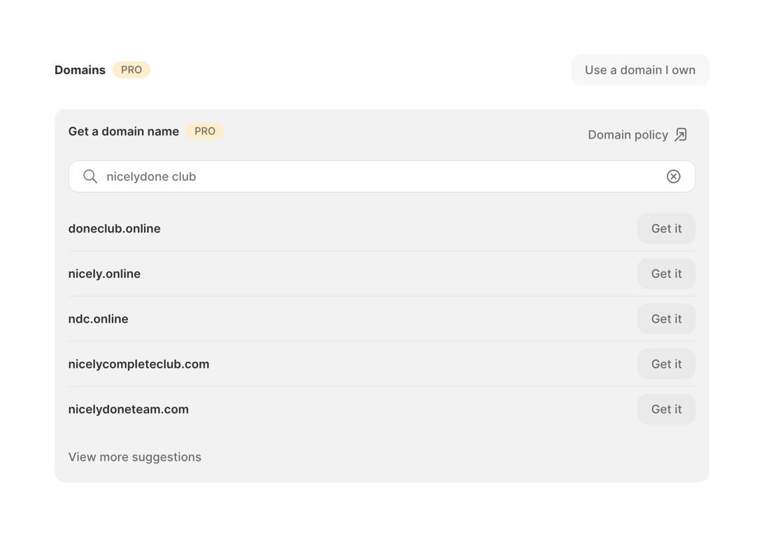Durable — Upgrade your plan component