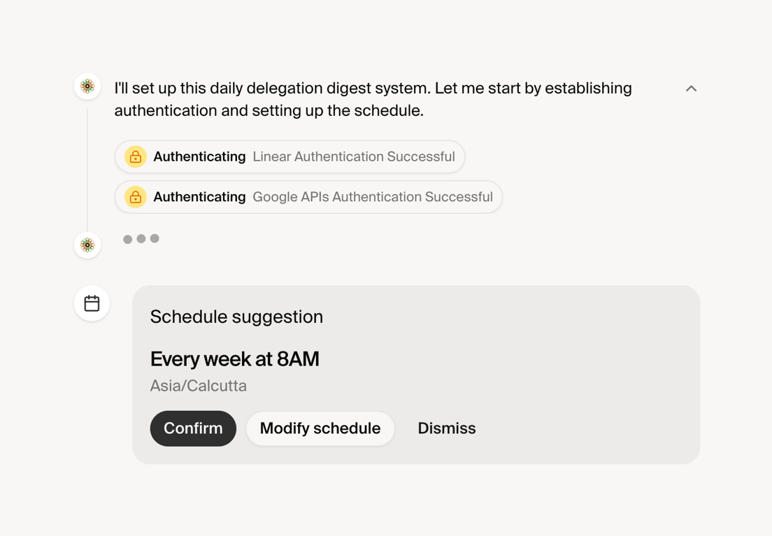 Twin — Timeline & history component