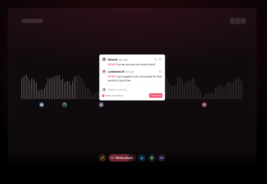 Liveblocks — Slider component