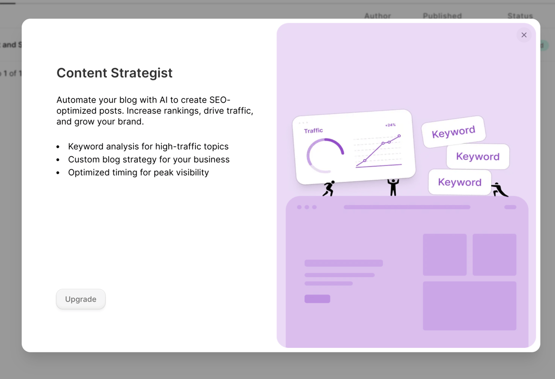Durable — Modal component