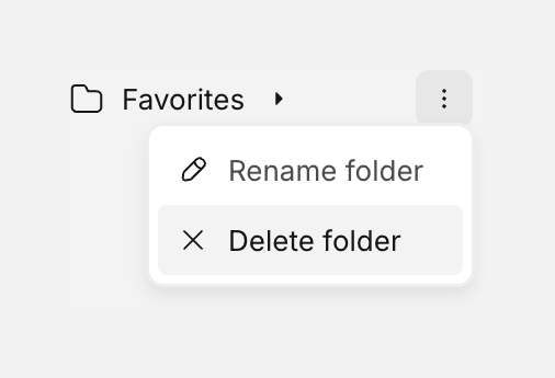 Workflow — Dropdown menu component