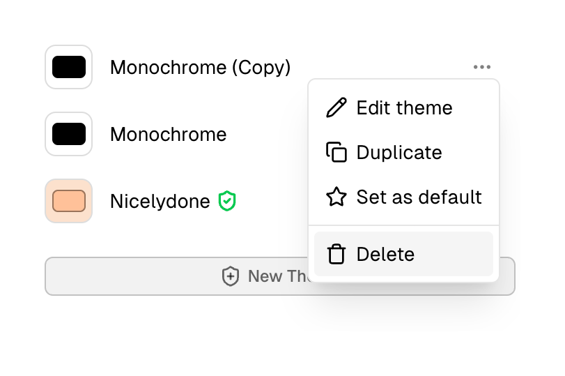 Supercut — Dropdown menu component