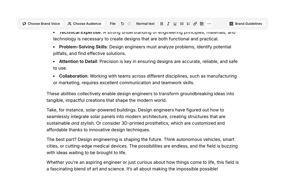 Jasper — Rich text editor component