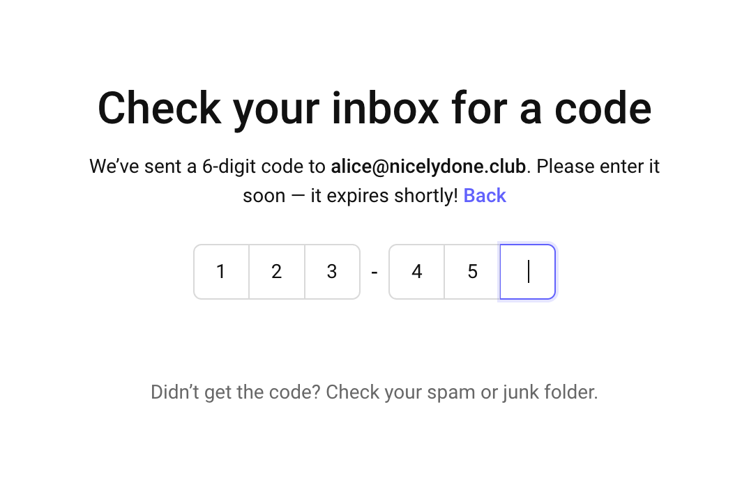 Kinescope — Input code component
