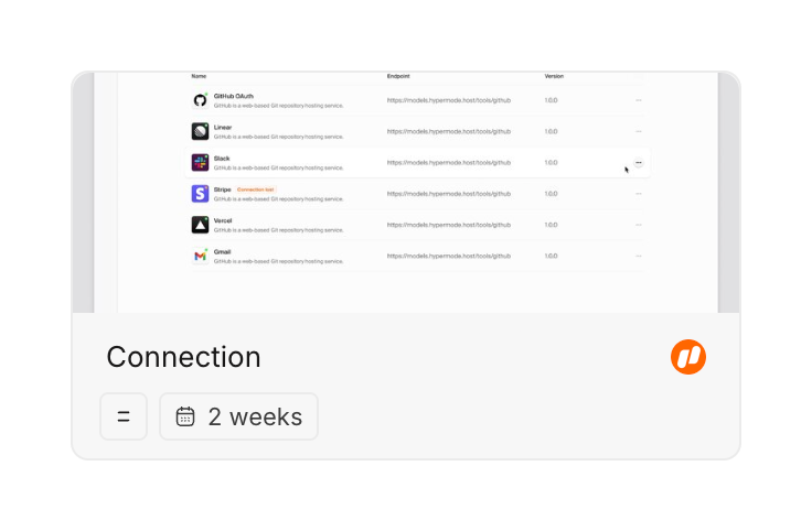 Workflow — Card component