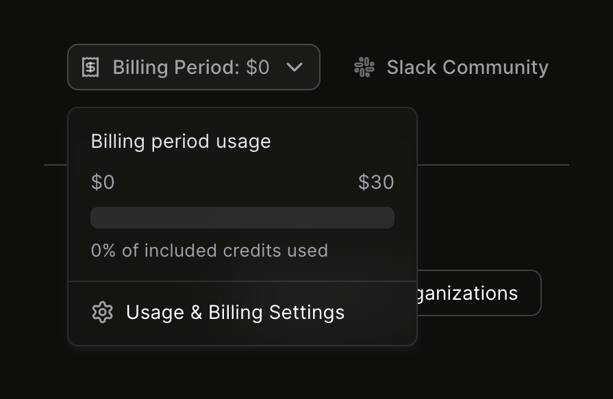 Modal — Progress indicator component