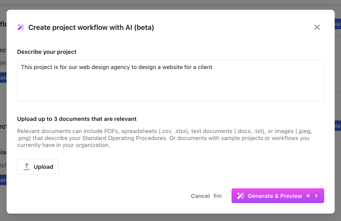 Motion — Artificial intelligence component