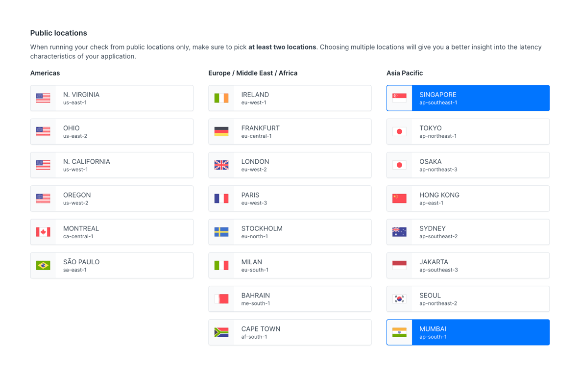 Checkly — Input multi-select component