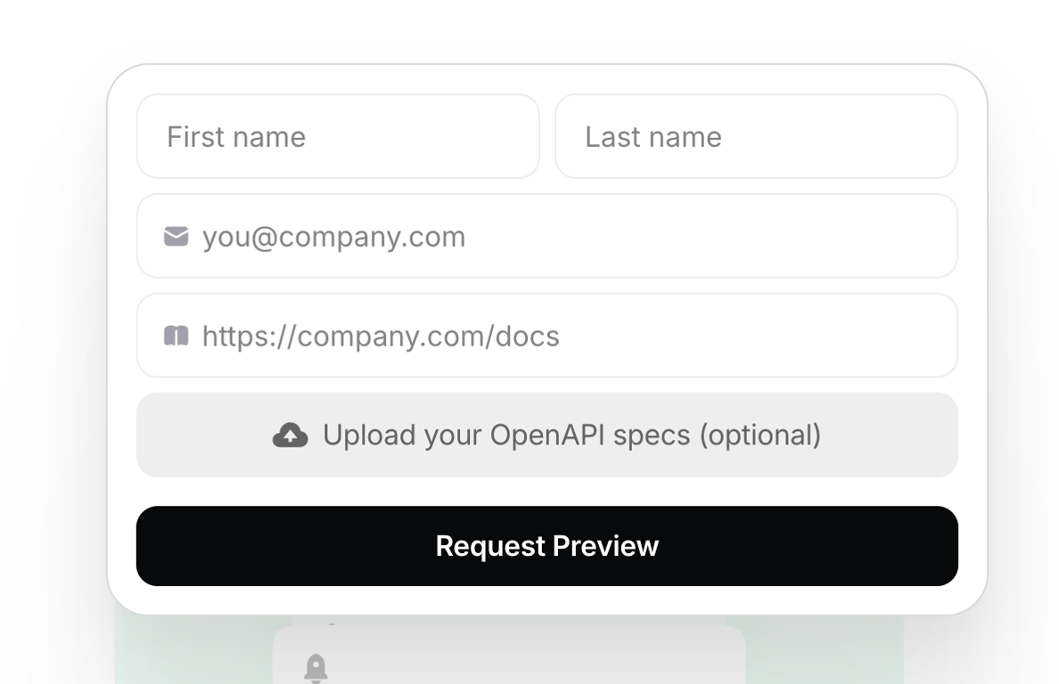 Mintlify — Form element component