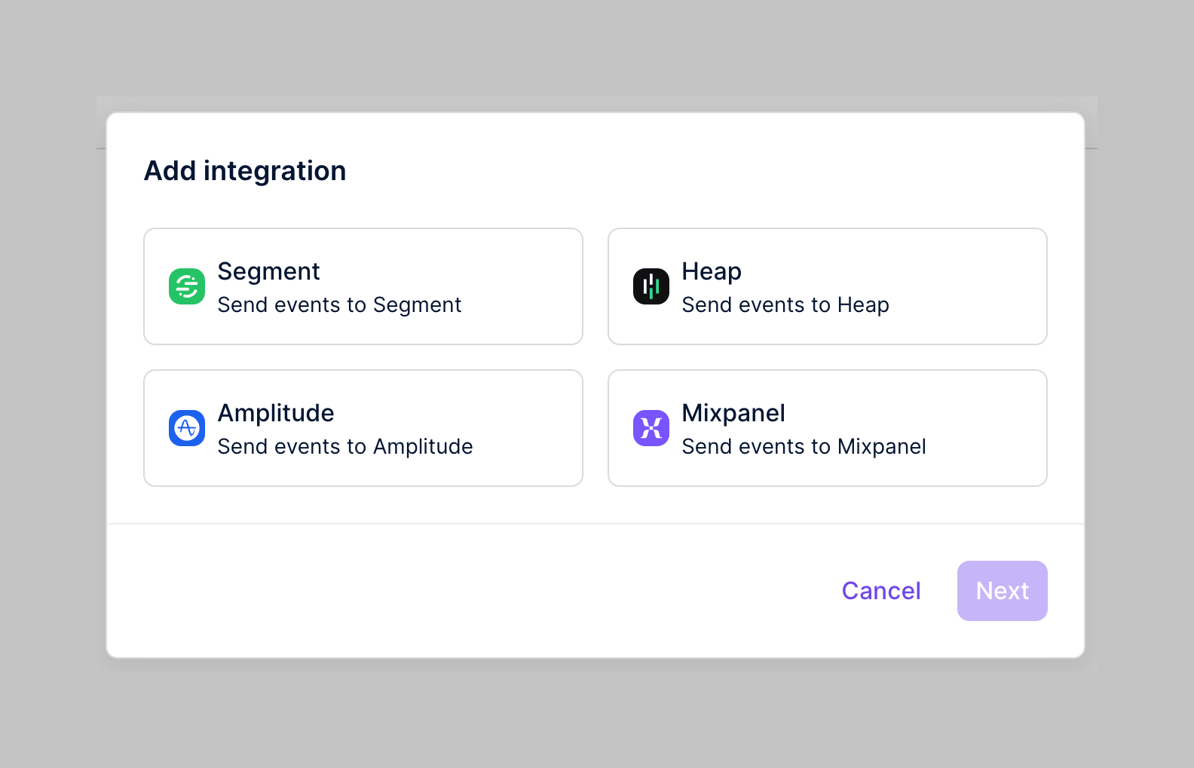 Dopt — Modal component