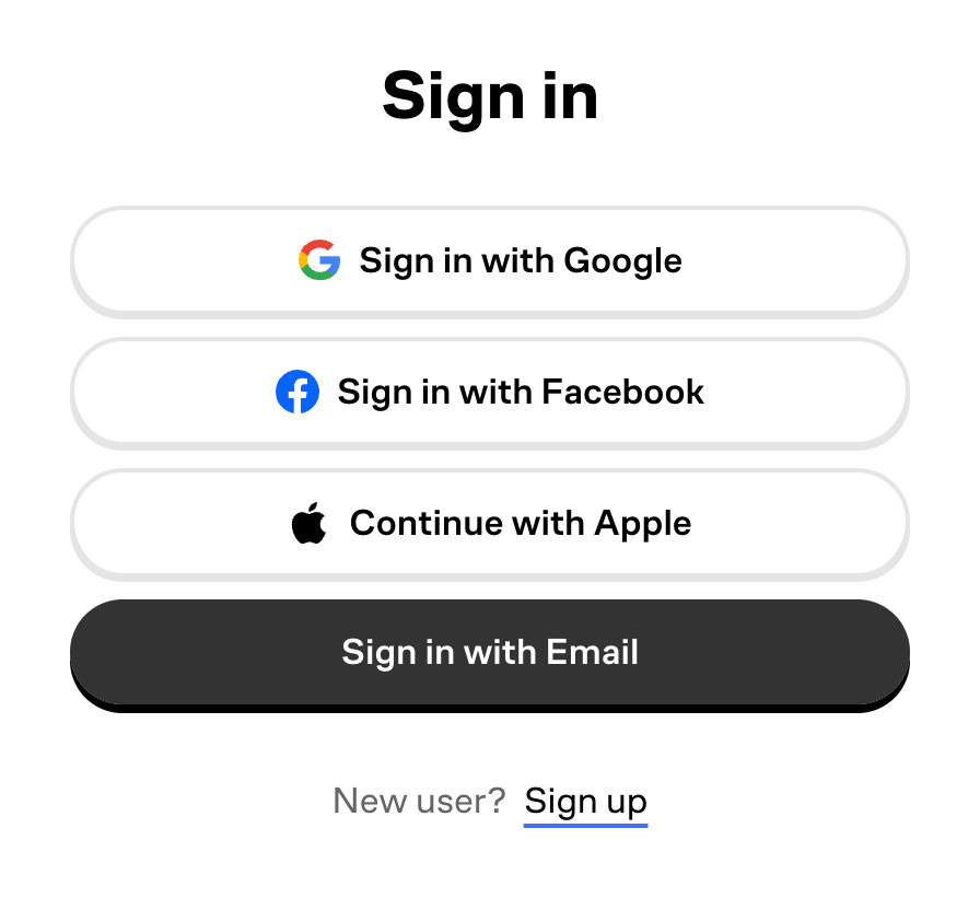 Brillant
				social login button ui component